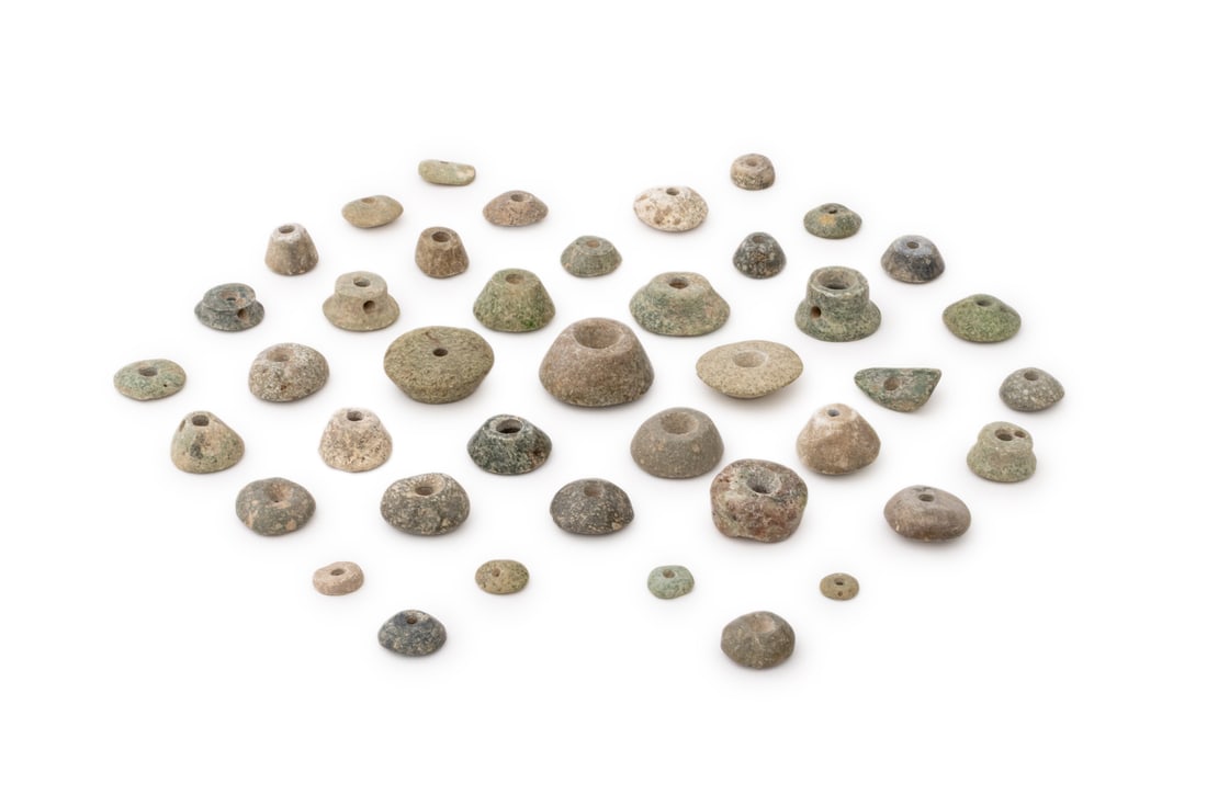 Collection of Pre-Columbian Stone Ear Flares, 41 (1 of 8)