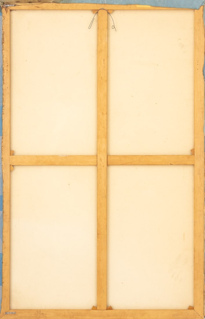 Signed Abstraction Wool Tapestry, 1963 - 12