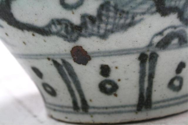 Chinese Grey & White Porcelain Jar Ming/Yuan Dyn - 7