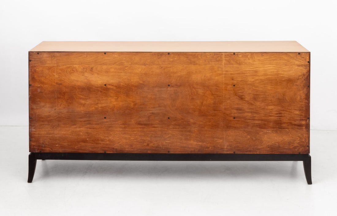Tommi Parzinger Lacquered Mahogany Dresser - 9