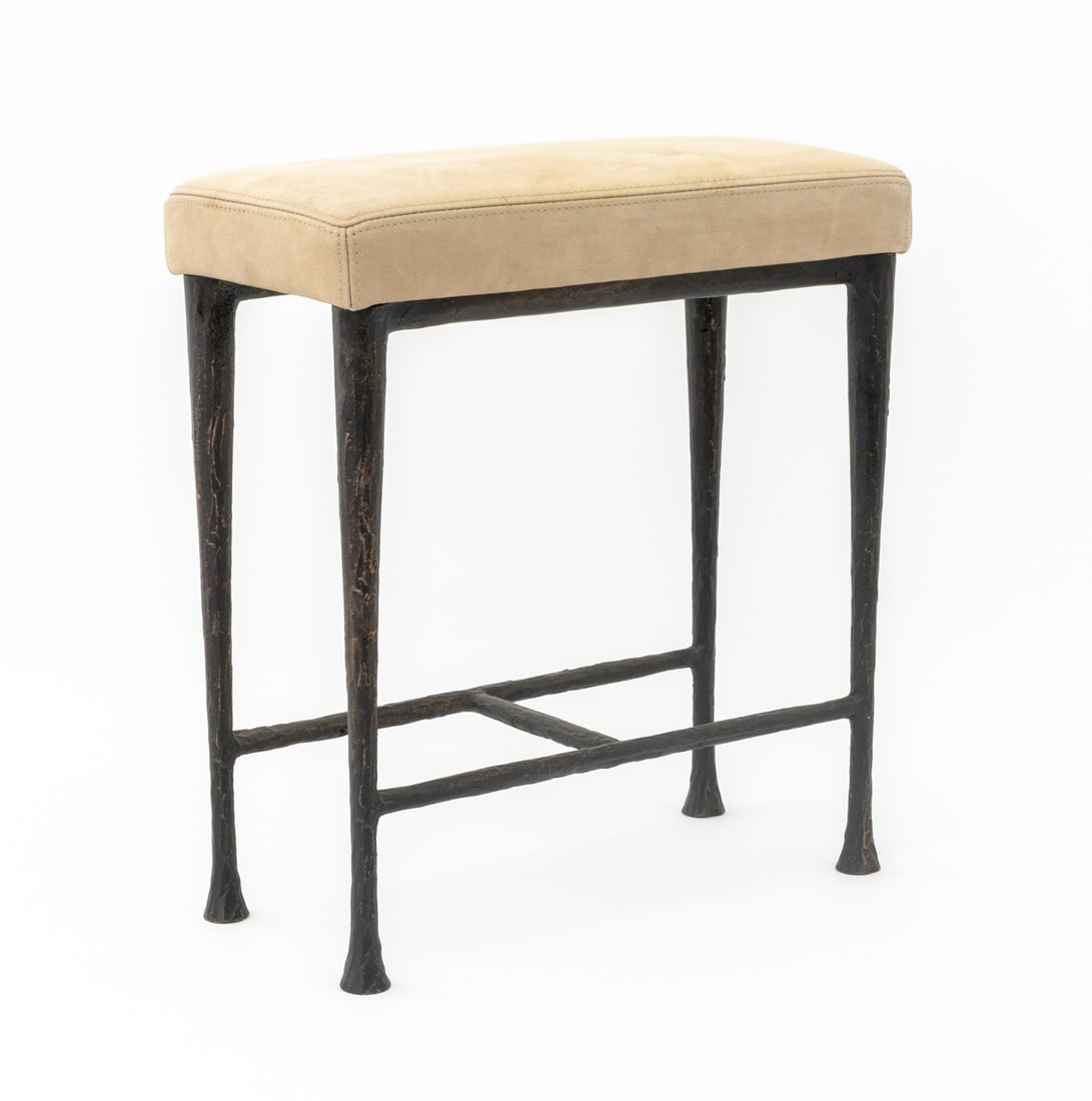 Christian Liaigre "Sud" Bronze Stool, ca. 2000 - 7