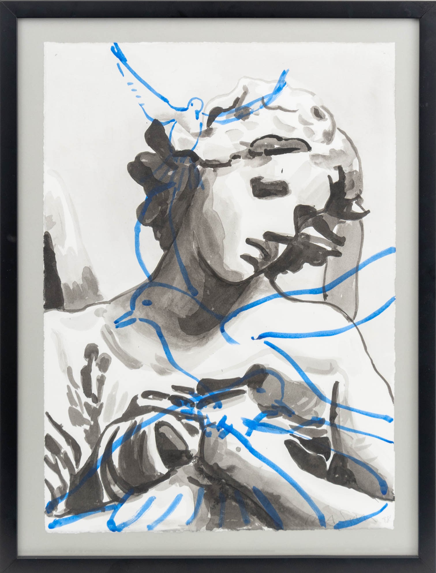 David Salle Untitled Watercolor on Paper, 1998 (1 of 9)