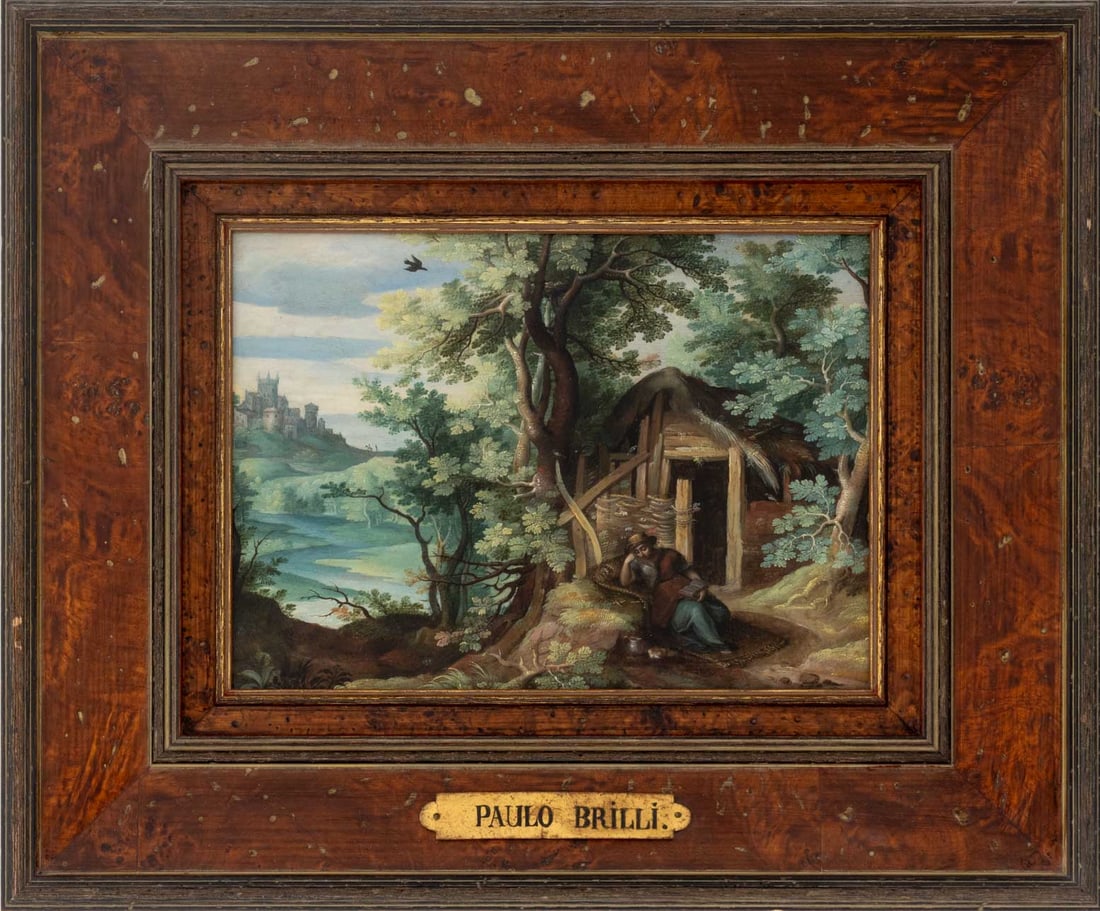 Circle of Paul Bril Hermit in a Landscape, 17th C. (1 of 7)