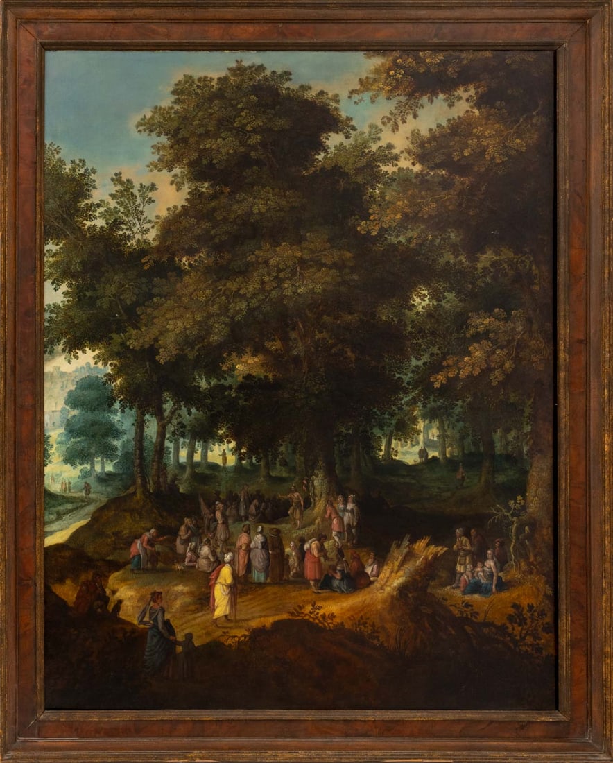 Circle of David Vinckboons St. John Preaching Oil (1 of 10)