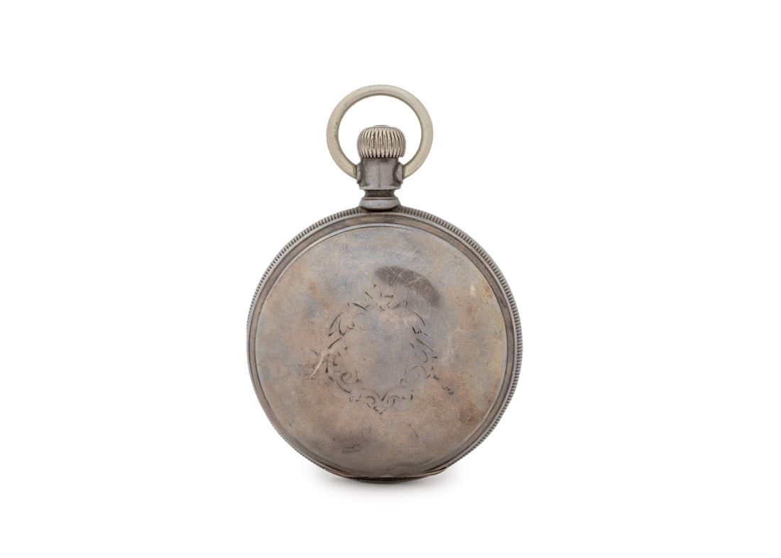 Waltham PS Bartlett Coin Silver Pocket Watch (1 of 7)
