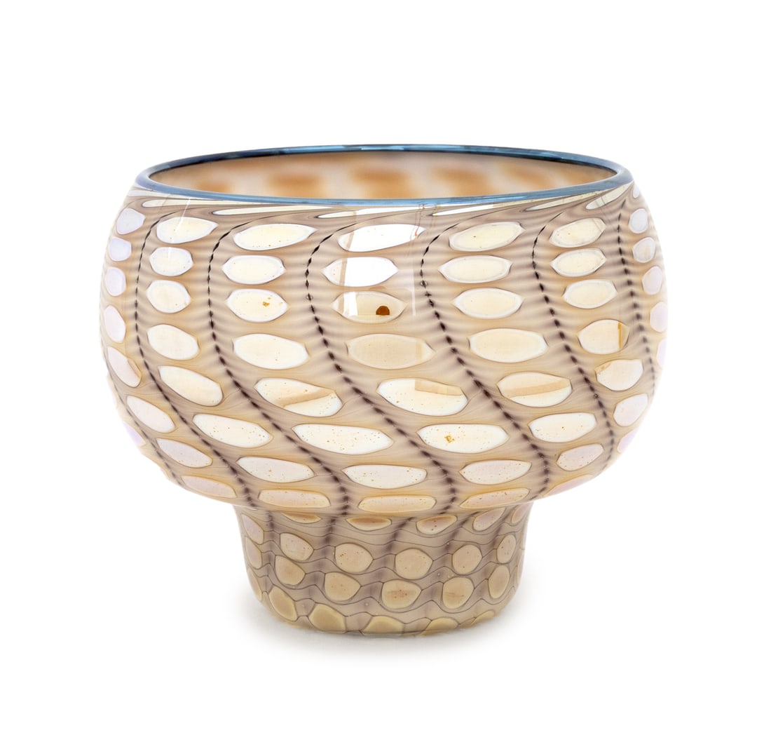 Tom Philabaum Iridescent Glass Vase, 2006 (1 of 7)