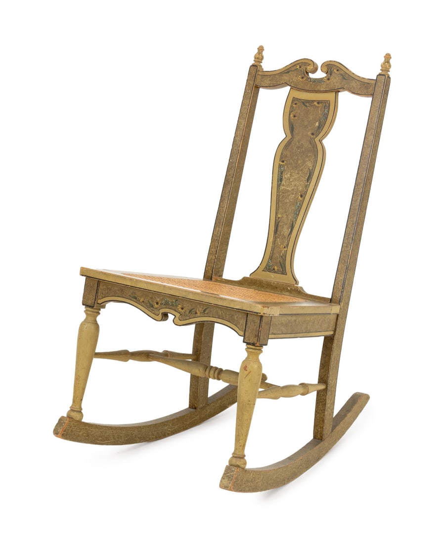Aesthetic Movement Style Painted Rocking Chair (1 of 8)