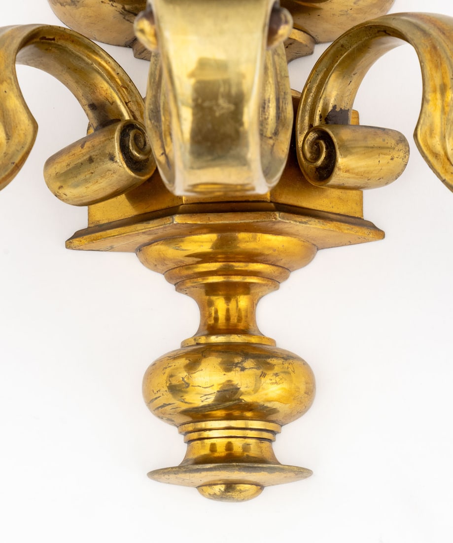 French Empire Style Bronze Three-Light Wall Sconce - 3