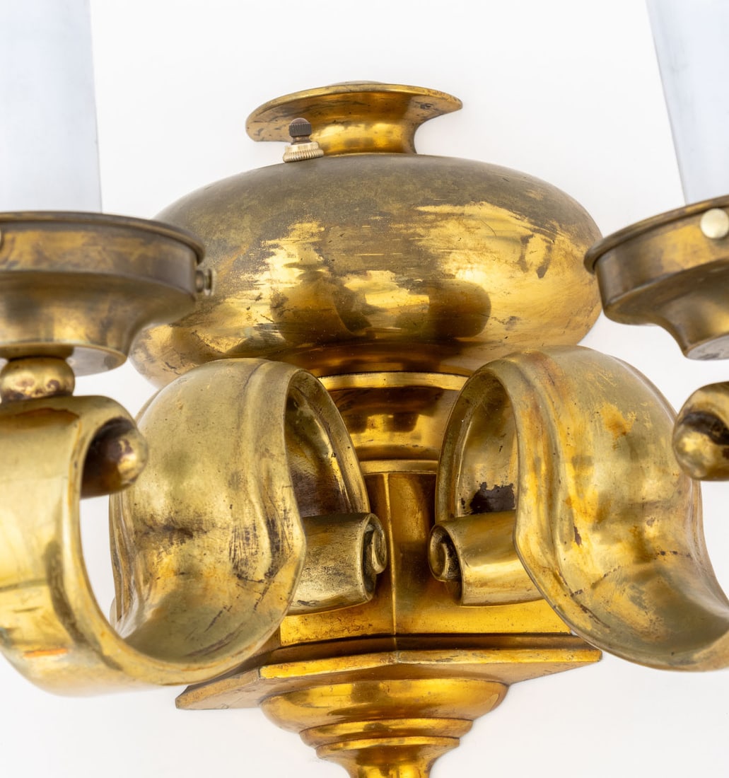 French Empire Style Bronze Three-Light Wall Sconce - 4