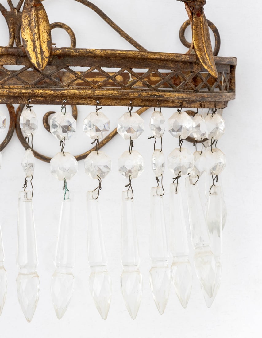 French Empire Style Gilt Wrought Iron Sconces, 2 - 4