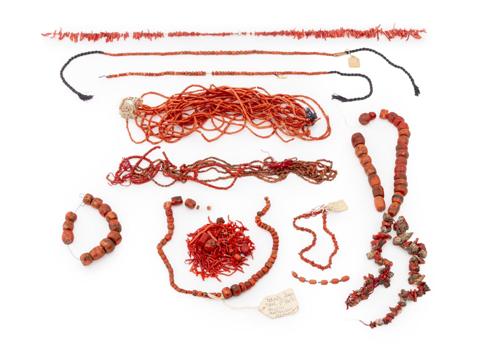 Collection of Red Coral Beads (1 of 9)