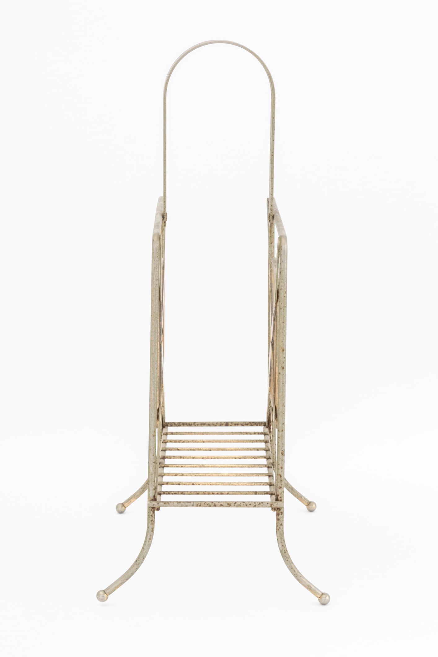 Fornasetti Style Wrought Iron Magazine Rack - 6