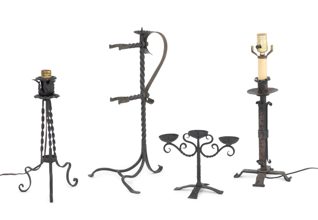 Gothic Style Wrought Iron Light Fixtures, 4 (1 of 10)