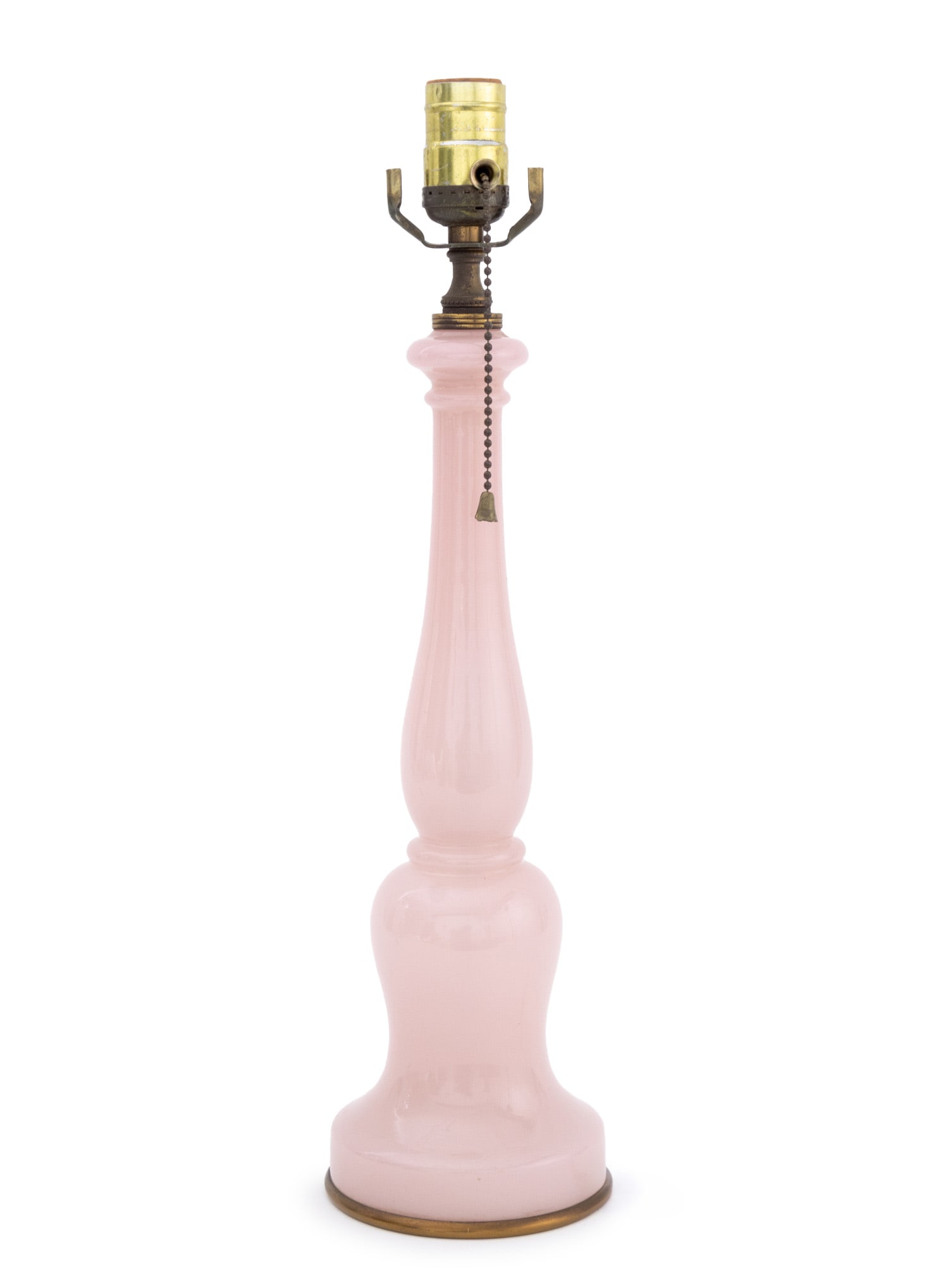 Murano Pink Glass Columnar Table Lamp (1 of 6)