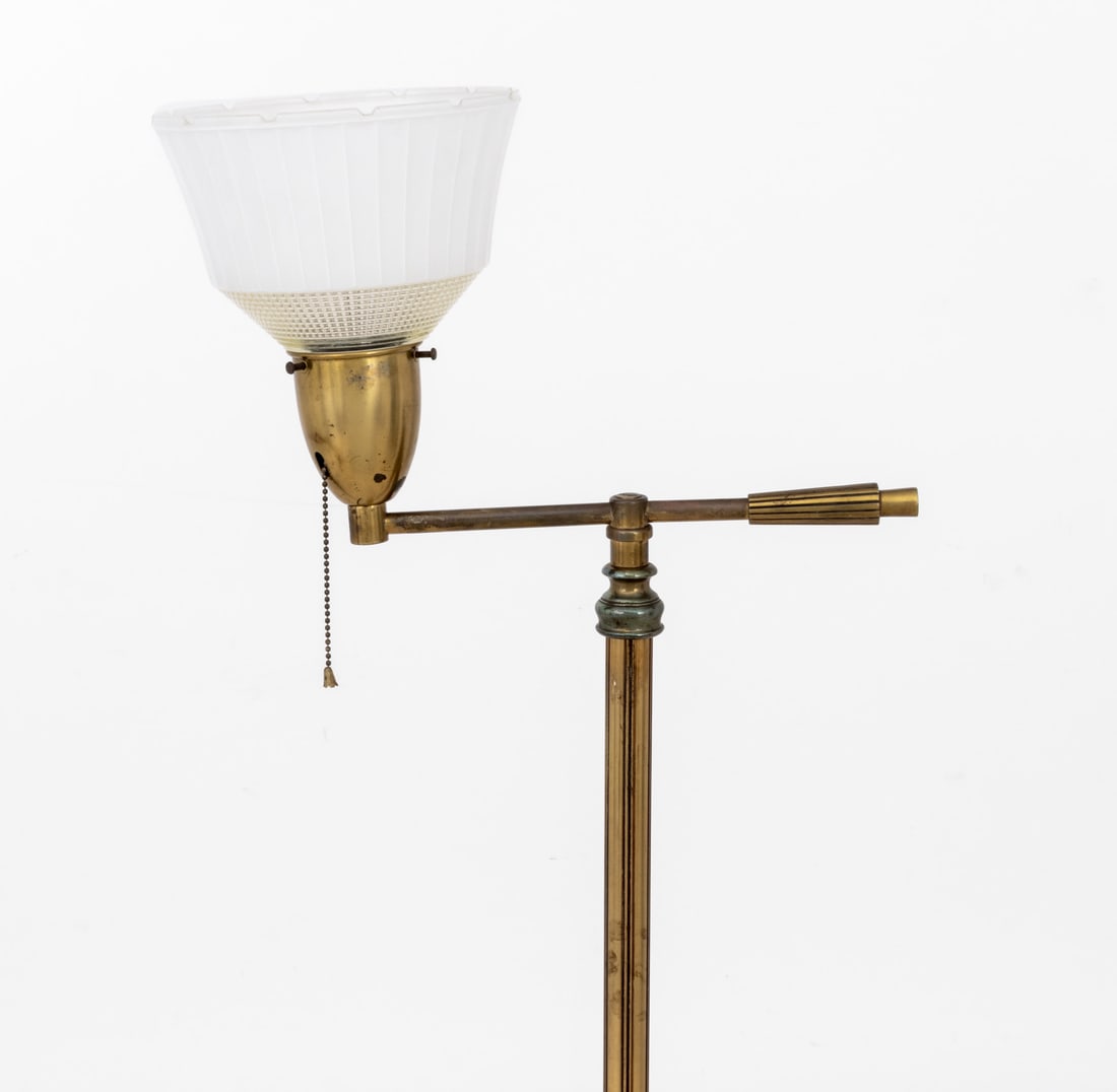 Modern Brass Articulated Floor Lamp - 2