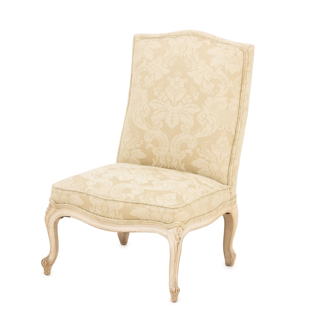 Louis XV Style Silk Upholstered Child's Chair (1 of 7)