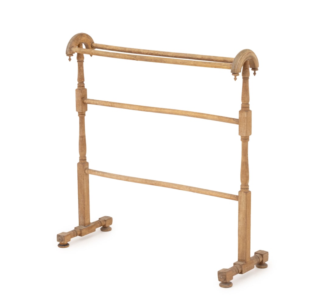 Aesthetic Movement Carved Wood Towel Rack (1 of 6)