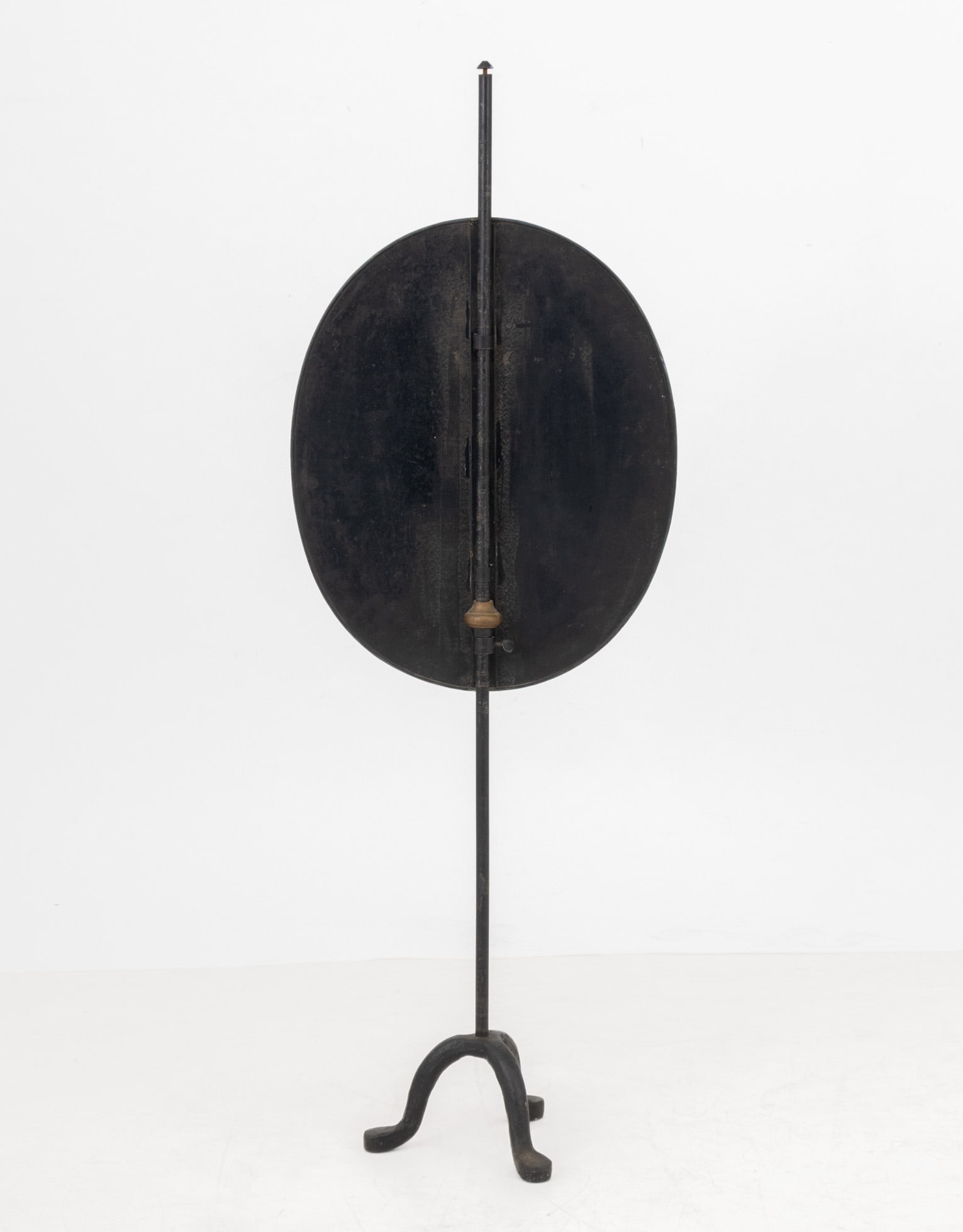 Tole Painted Wrought Iron Fire Pole - 8