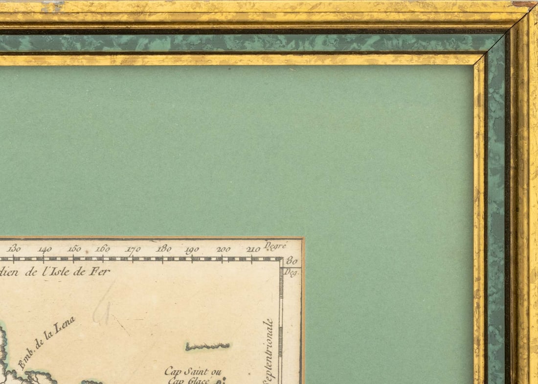 After Jacques Bellin "Carte Reduite ..." Engraving - 9