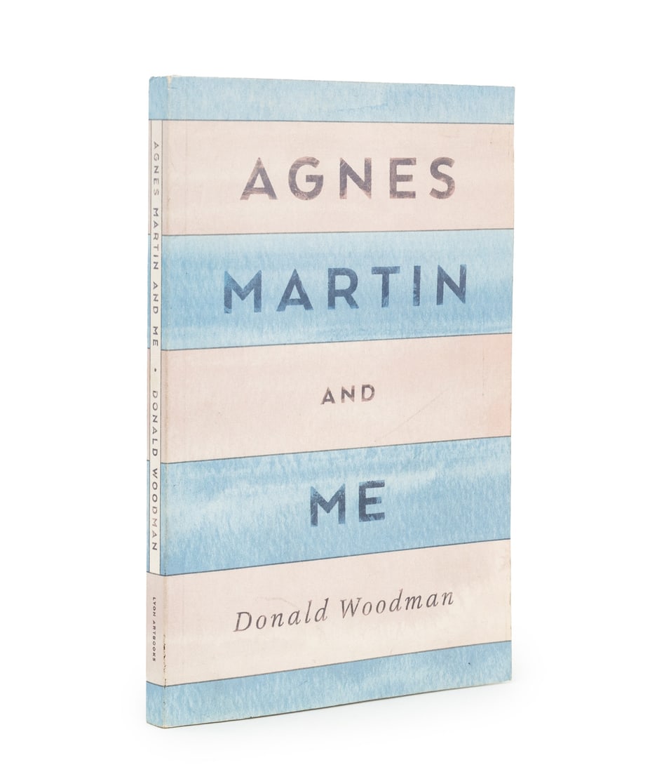 Donald Woodman Signed "Agnes Martin and Me", 2015: Woodman, Donald, "Agnes Martin and Me", New York: Lyon Artbooks, 2015, signed by author on half-title page. 9" L x 6" W x 0.5" D. Provenance: From a New York City Collection. Keywords: