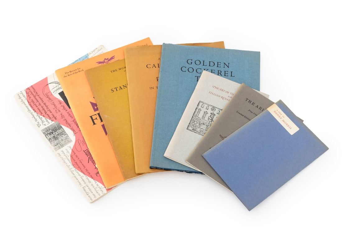 Books on Printing and Typography, 8: Collection of Eight Books on Printing and Typography, comprising: "The Art of the Woodcut in the Italian Renaissance", Gilbert, Bennett, "The Arion Press: Fine Printers & Publishers of Limited Edition