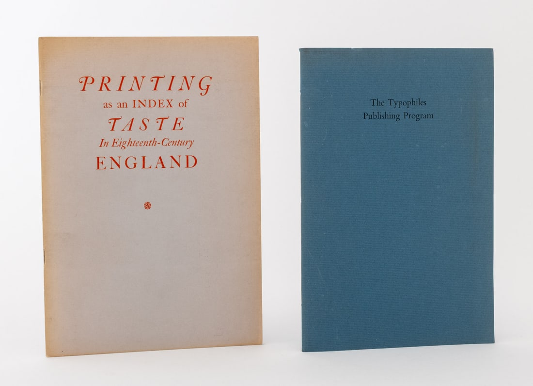 Books on Printing and Typography, 8 - 7