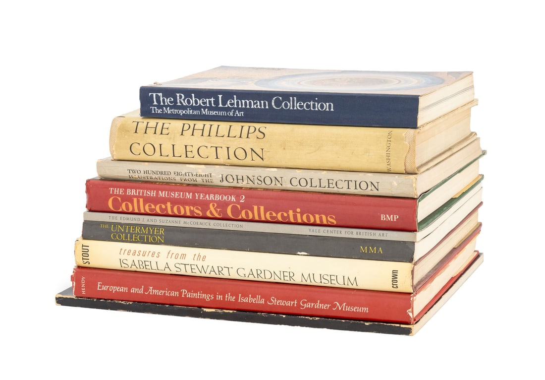 Books on Museum Collections, 9: Collection of Nine Books on Museum Collections, comprising: "Collectors & Collections: The British Museum Yearbook 2", ed.: Camber, Richard, "The Robert Lehman Collection: The Metropolitan Museum of