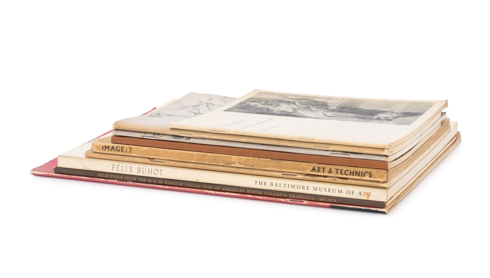 Exhibition Catalogs on Drawing, 9: Collection of Nine Exhibition Catalogs on Drawing, comprising: "Approaches to Drawings", the Drawing Society, "Dessins Exposes Chez Bernard Houthakker", "Italian Drawings from the Collection of Janos