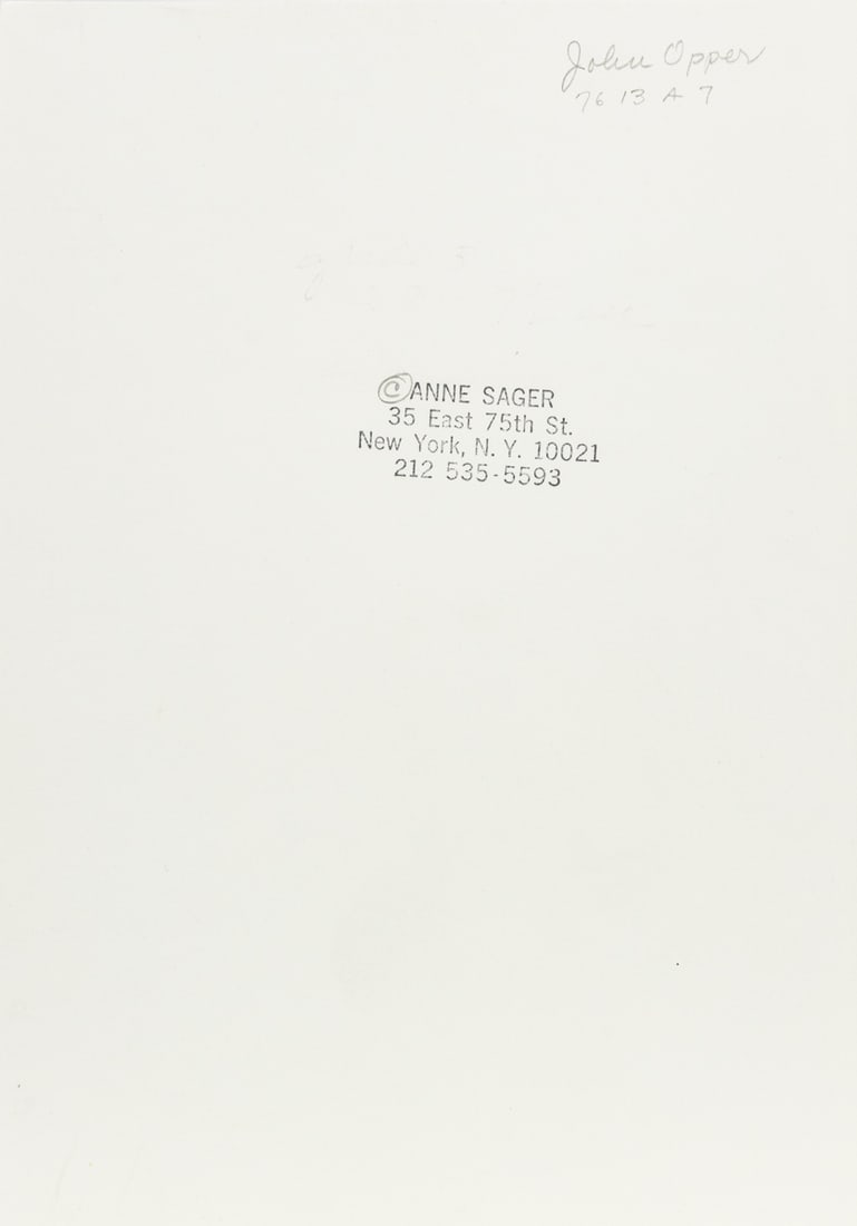 Anne Sager Portrait of John Opper Silver Print - 4