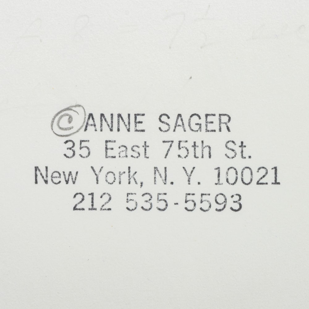 Anne Sager Portrait of John Opper Silver Print - 5