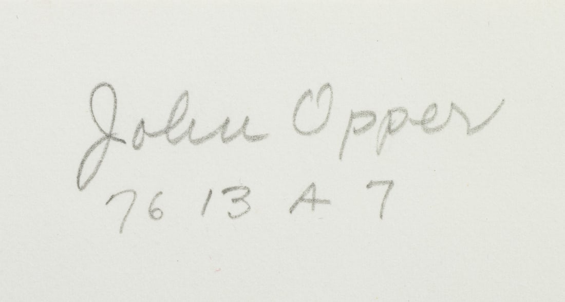 Anne Sager Portrait of John Opper Silver Print - 6