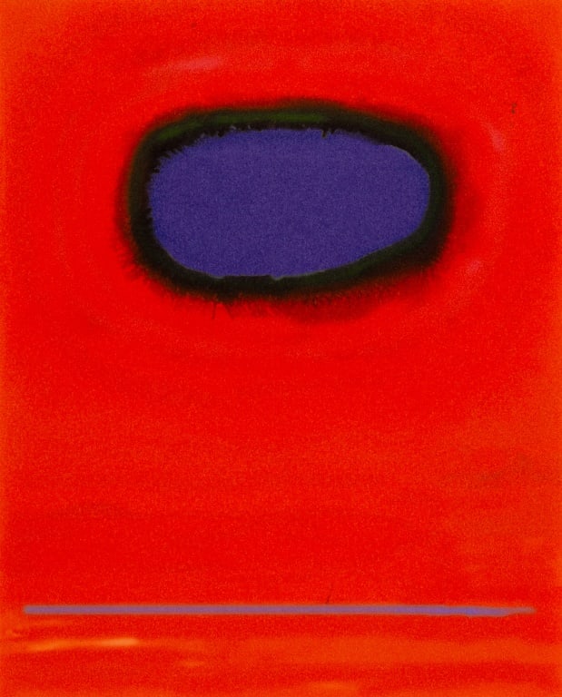 Anne Sager Abstract Composition Lithograph - 2