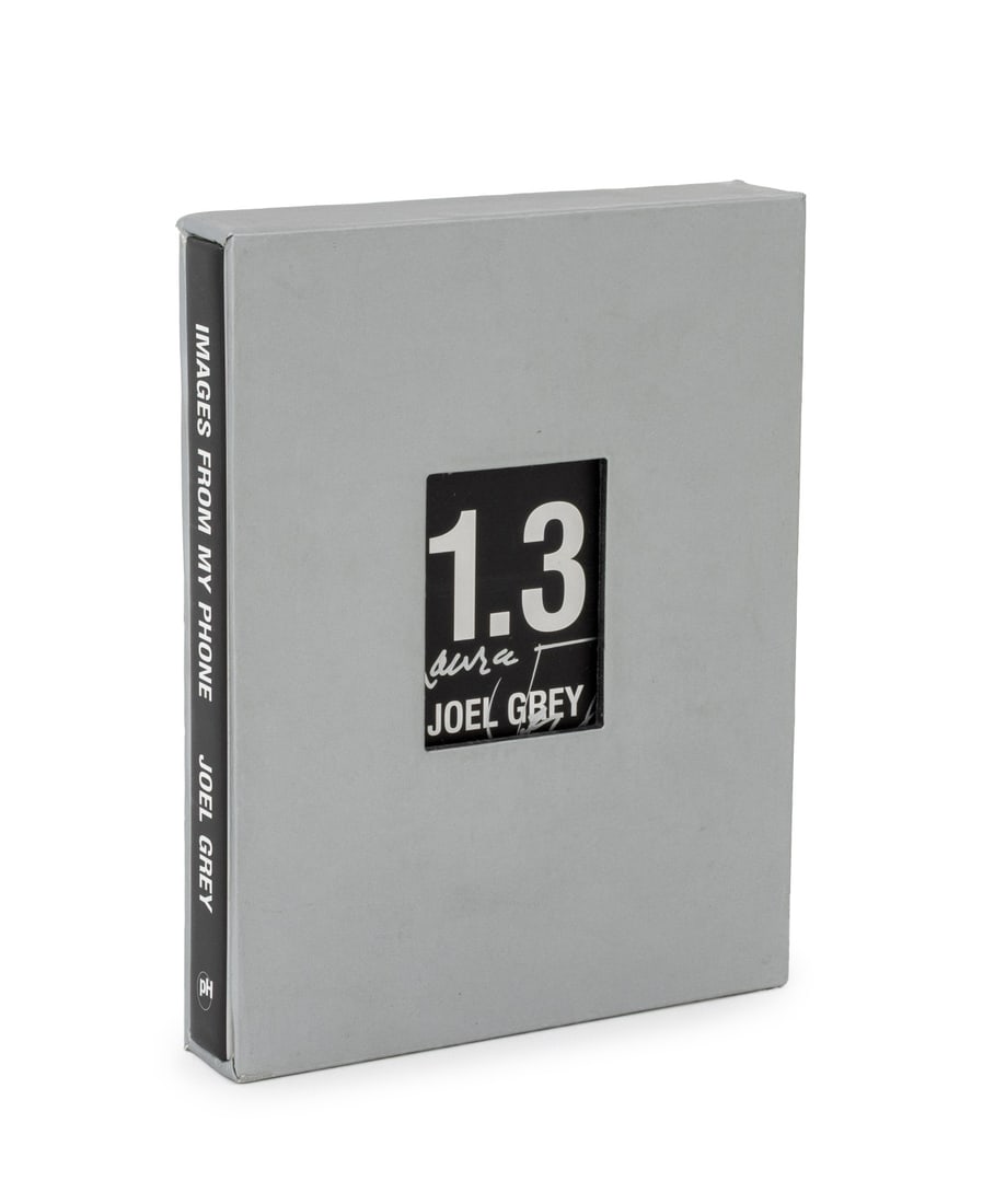 Joel Grey Signed "Images From My Phone", 2009: Grey, Joel, "Images From My Phone", Brooklyn, NY: Powerhouse Book, 2009, signed and inscribed by Joel Grey on cover. 6.75" L x 5.25" W x 0.75" D. Provenance: From the Collection of Laura and Lewis Kru