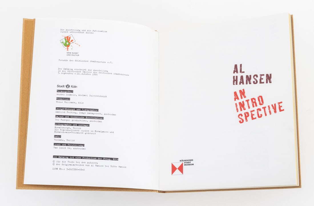 Al Hansen "An Introspective", 1996 - 3