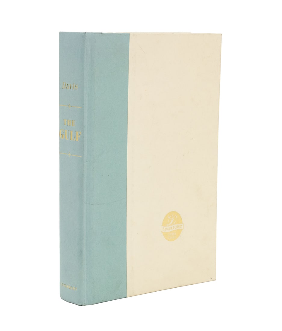 Jack E. Davis Signed "The Gulf", 2017: Davis, Jack E., "The Gulf: The Making of an America Sea", New York: Liveright Publishing, 2007, First Edition, signed and inscribed by author on half-title page. 9.5" L x 6.25" W x 1.5" D.
