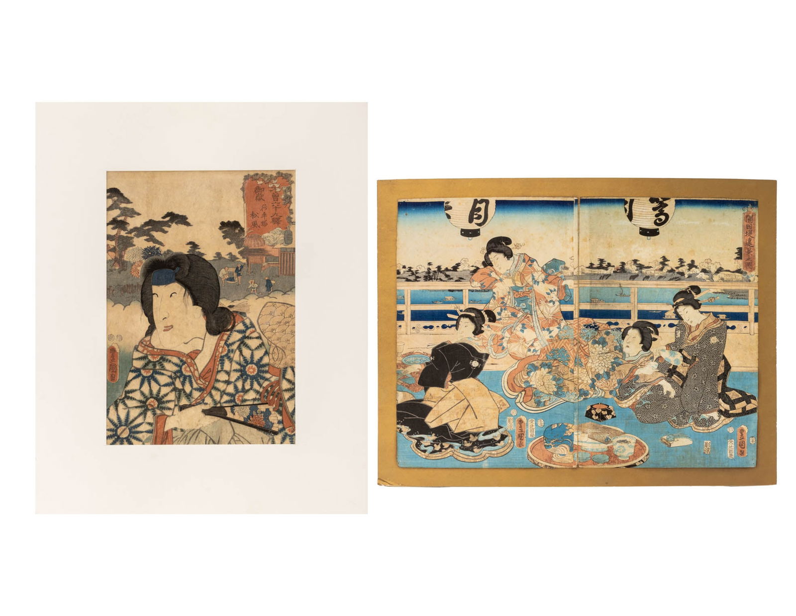 Utagawa Kunisada Figural Woodblock Prints, 2 (1 of 14)