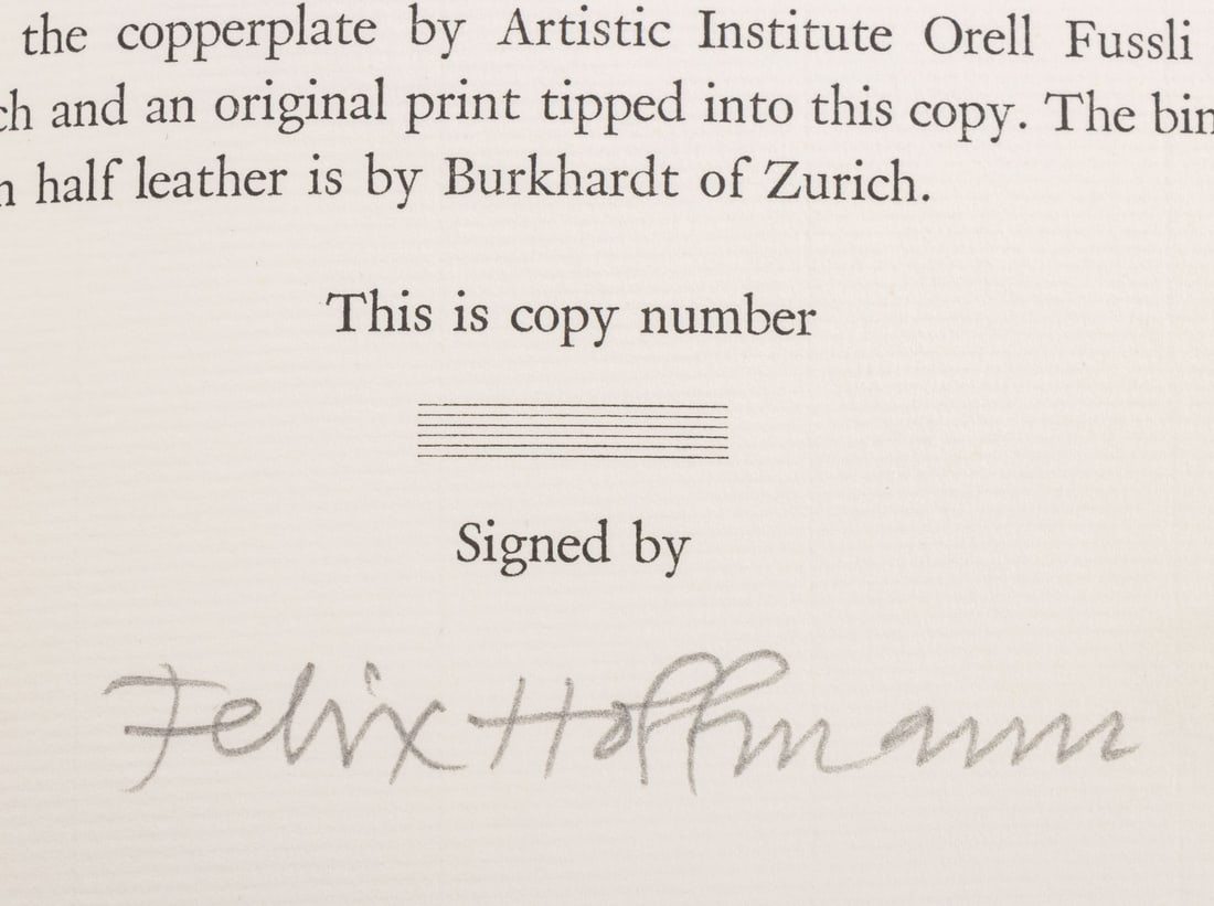 Felix Hoffman Signed "Daphnis and Chloe", 1972 - 11