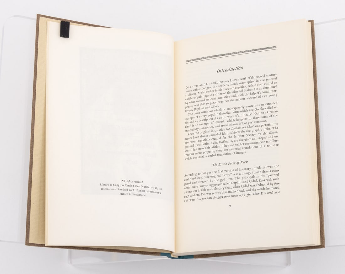 Felix Hoffman Signed "Daphnis and Chloe", 1972 - 6