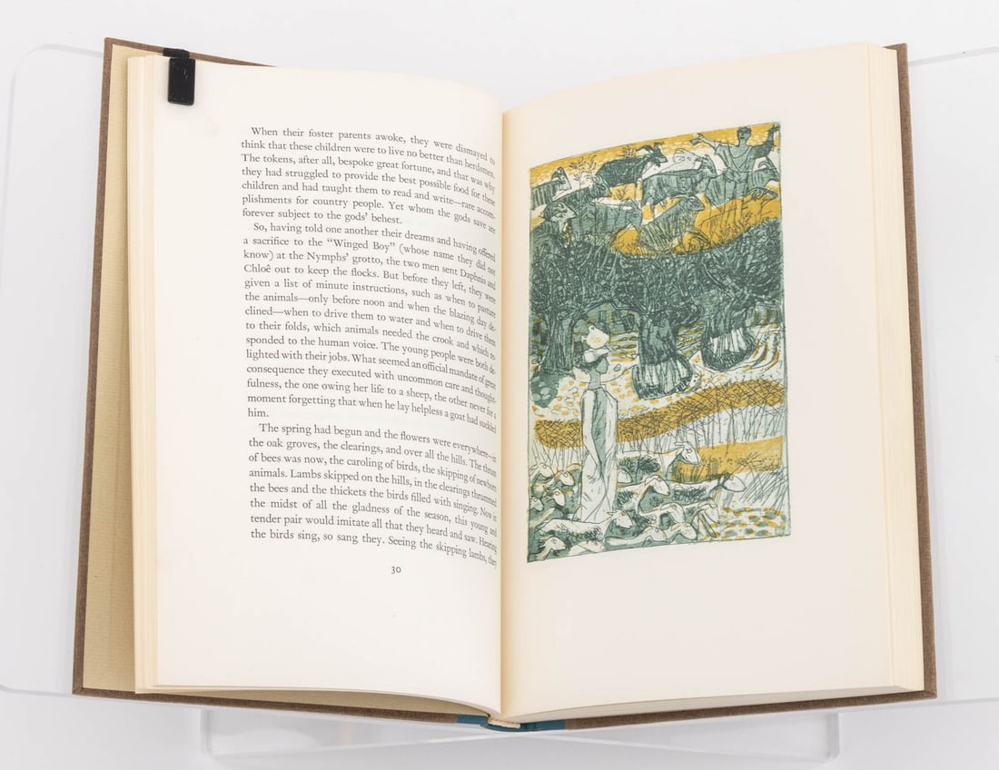 Felix Hoffman Signed "Daphnis and Chloe", 1972 - 7