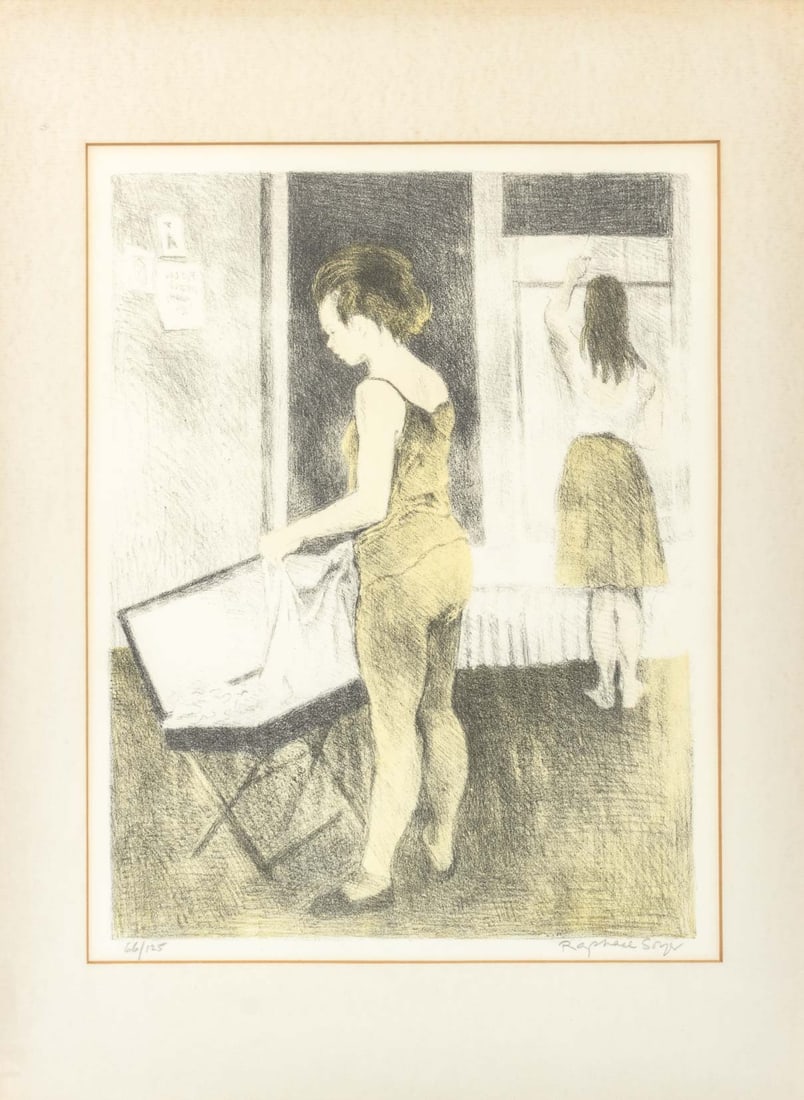 Raphael Soyer Untitled Lithograph - 2
