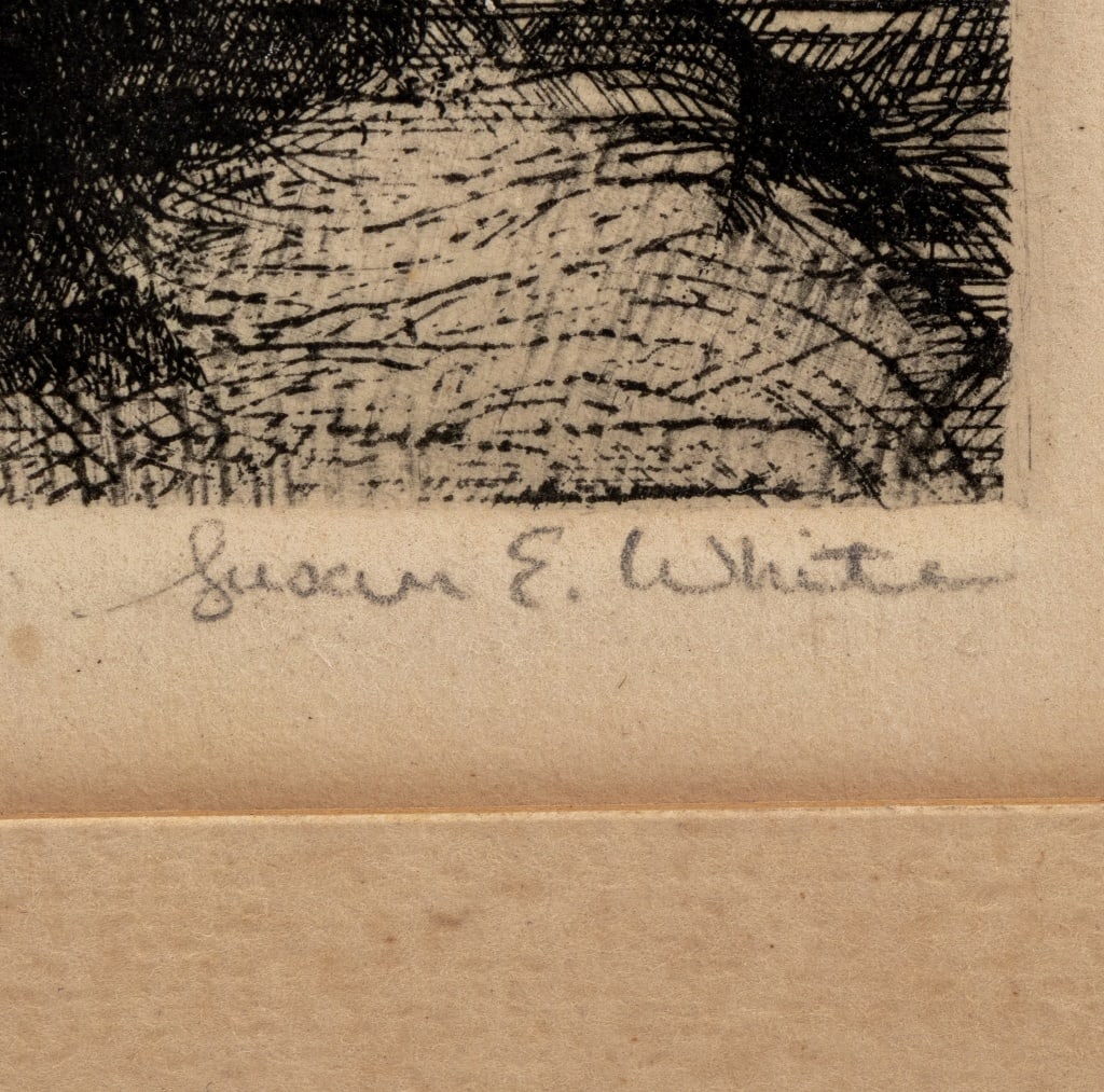 Susan E. White "Einstein" Etching - 3