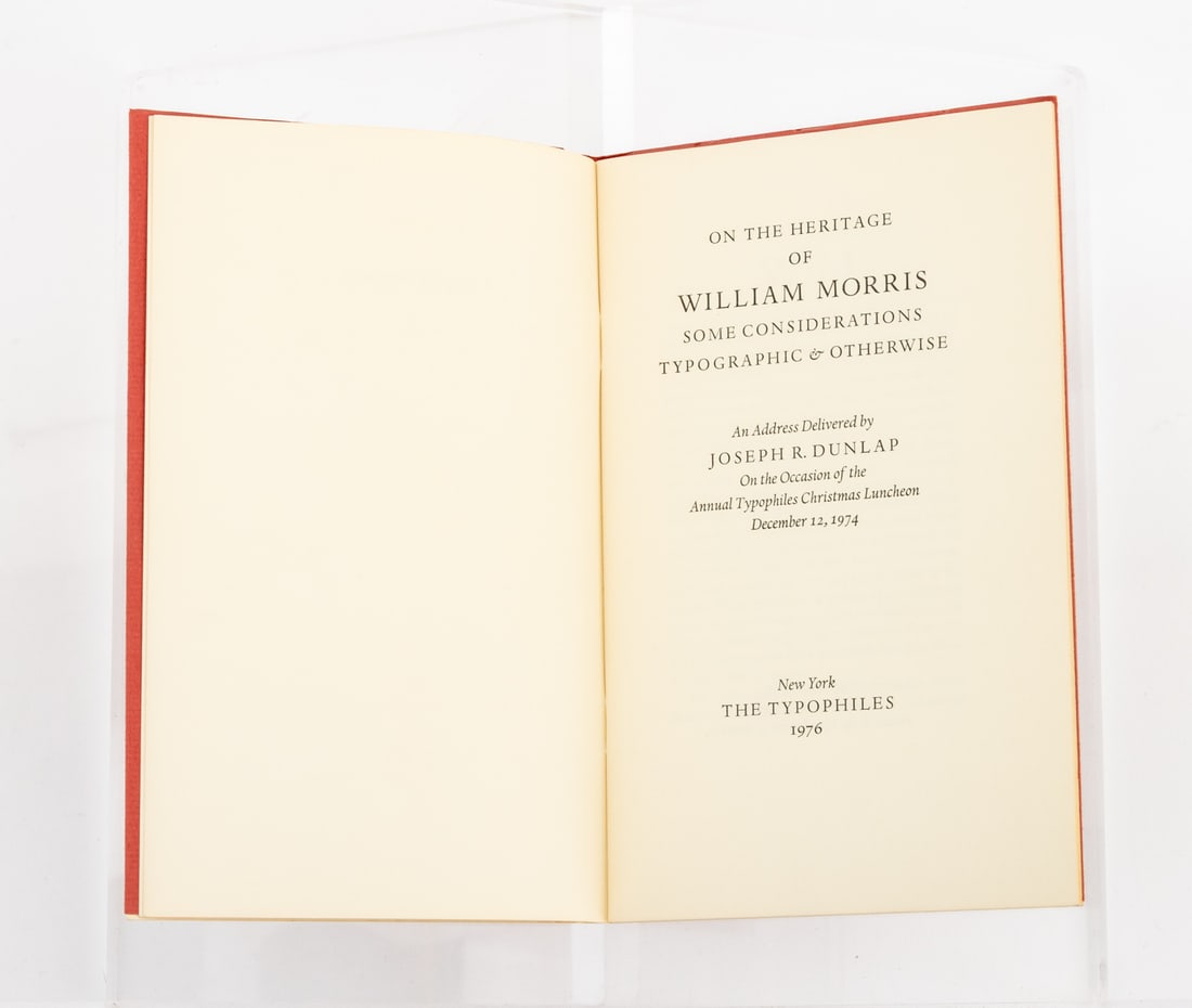 Signed, etc. Typophile Monographs Pamphlets, 7 - 11