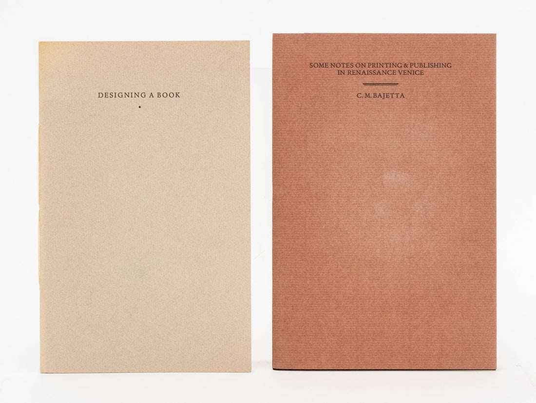 Signed, etc. Typophile Monographs Pamphlets, 7 - 5