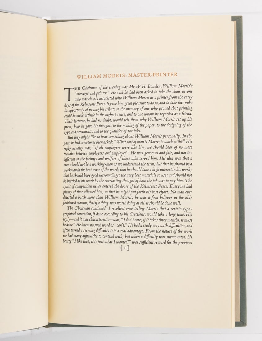 John DePol Signed "William Morris: Master-Printer" - 6