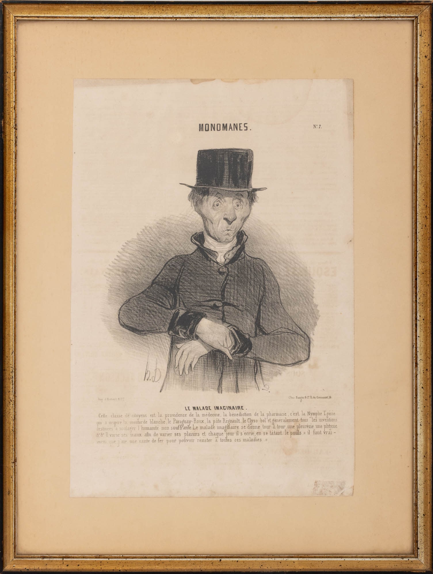Honore Daumier Satirical Lithographs, 4 - 7