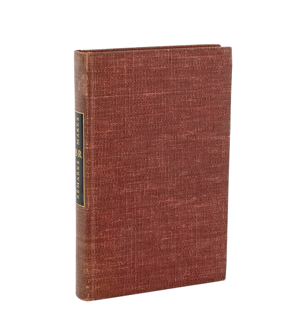 Bruce Rogers "B. R. Marks & Remarks", 1946 (1 of 5)