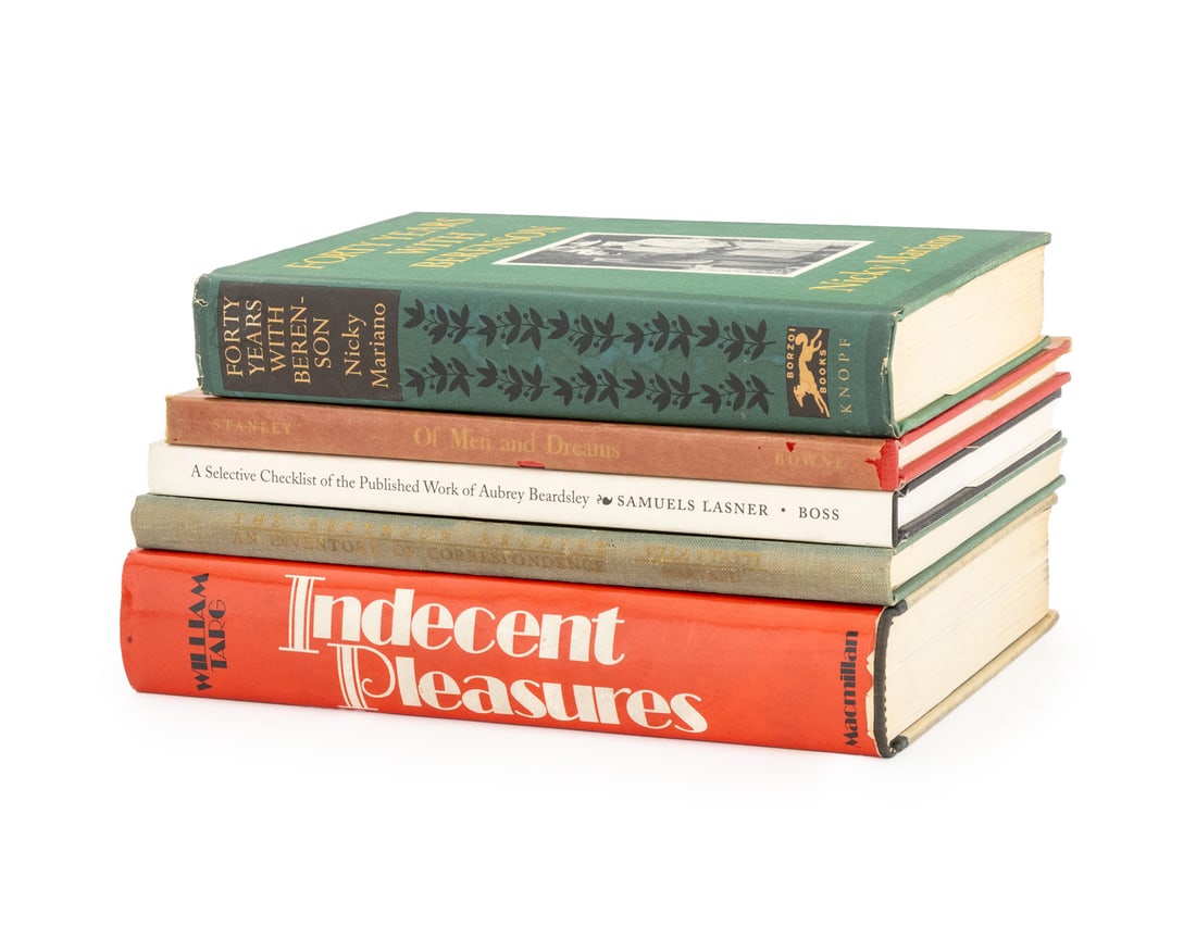 Signed, Etc. Books and Memoirs on Book History, 5: Collection of Five Books and Memoirs on Book History, comprising: "Of Men and Dreams: The Story of Bowne & Co...", Stanley, Jr., Edmund A., "Forty Years with Berenson", Mariano, Nicky, "The Berenson A