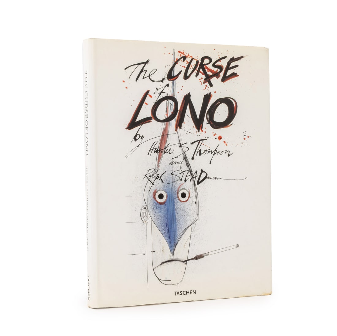 Hunter S. Thompson "The Curse of Lono", 2005: Thompson, Hunter S. and Ralph Steadman, "The Curse of Lono", Koln, Taschen, 2005. 15" L x 11.5" W x 1" D. Provenance: From a New York City Collection. Keywords: Art Books, Art History, Taschen, Histor
