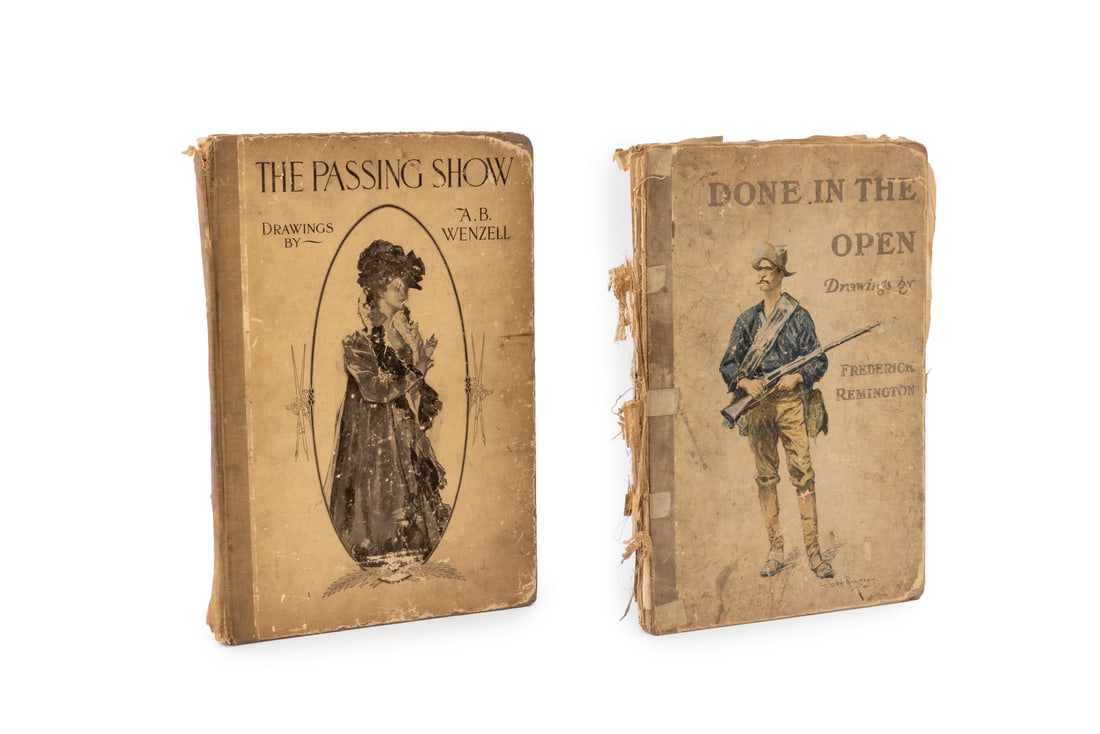 Collections of Drawings, 1902-1903, 2: Two Collections of Drawings, comprising: Remington, Frederick, "Done in the Open", New York: P.F. Collier and Son, 1902; and Wenzell, A.B., "The Passing Show", New York: P.F. Collier and Son, 1903. Ea