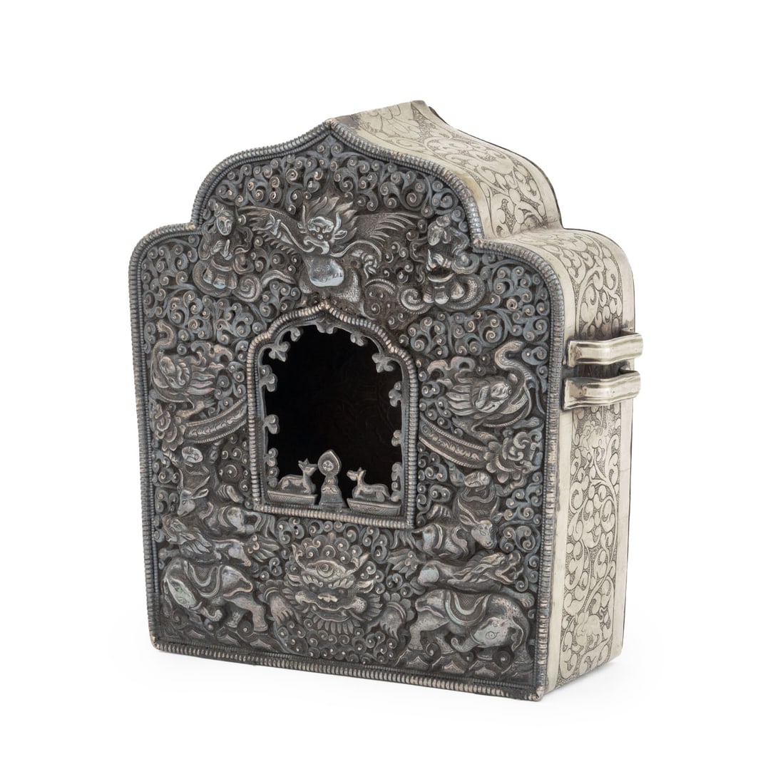 Chinese Tibetan Gau Shrine Box, 19th C. (1 of 8)